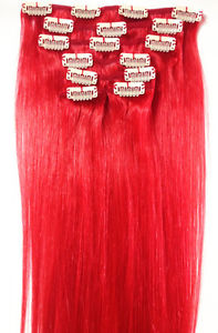 Extensions à Clips Rouge Vif